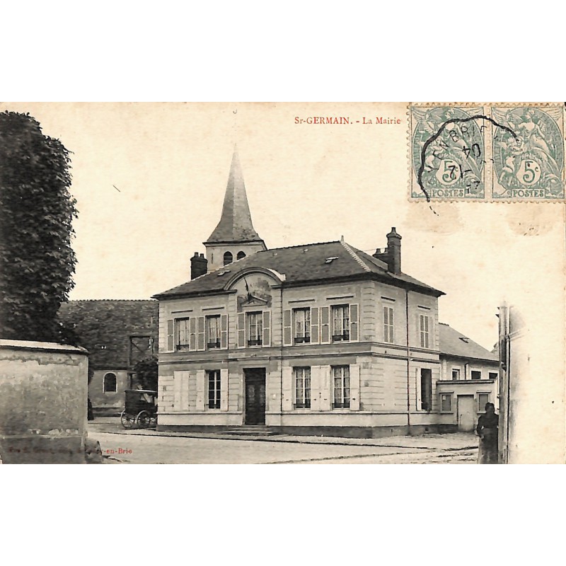 ABAO 77 - Seine-et-Marne [77] Saint-Germain - La Mairie.