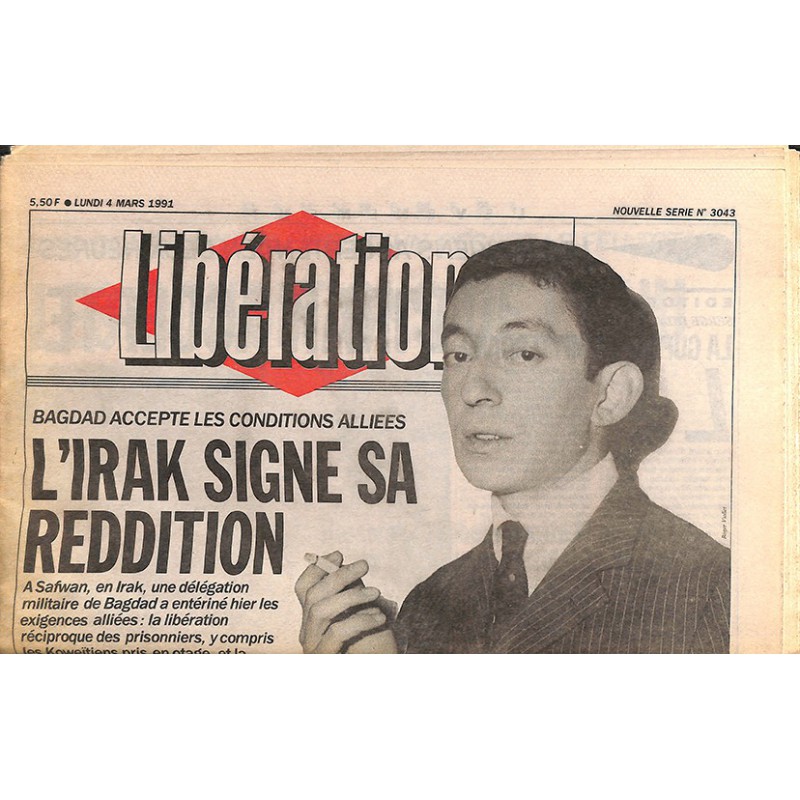 ABAO Libération Libération. 04/03/1991. Nouvelle série n°3043.