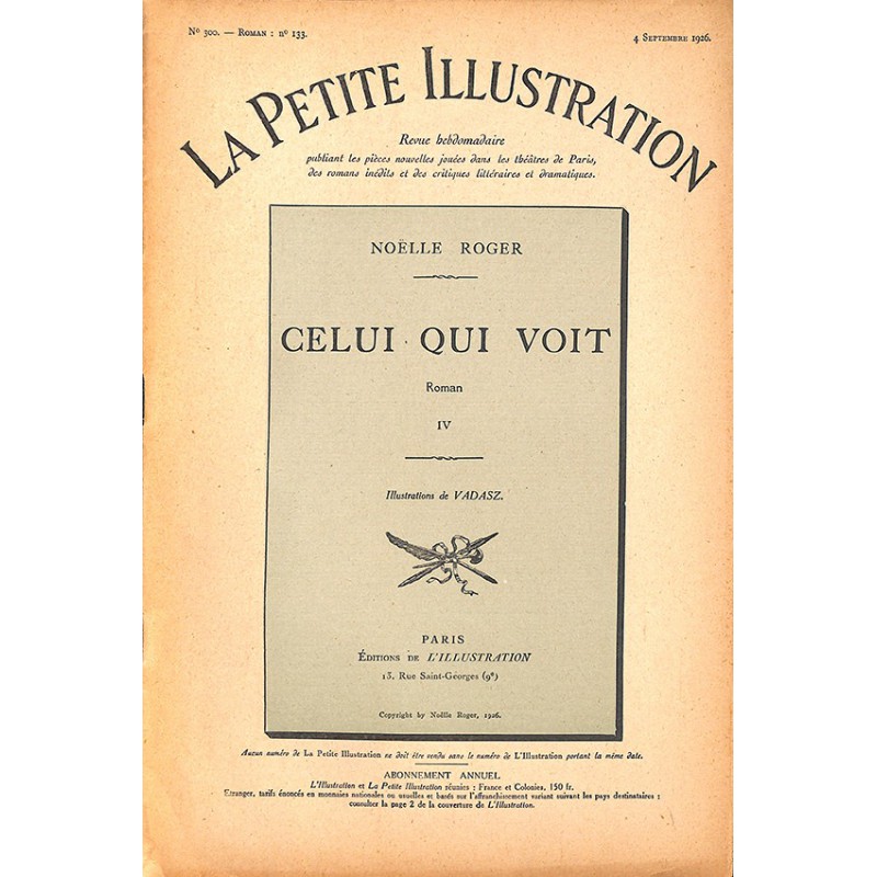ABAO Journaux et périodiques La Petite Illustration. 1924/09/04. N°300.