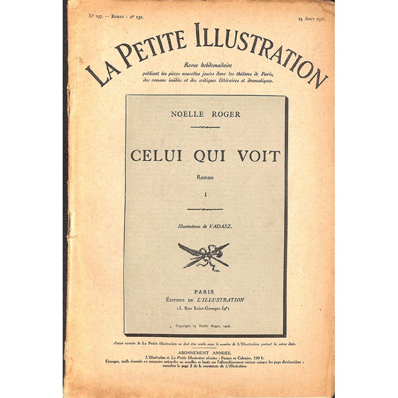 ABAO Journaux et périodiques La Petite Illustration. 1924/08/14. N°297.