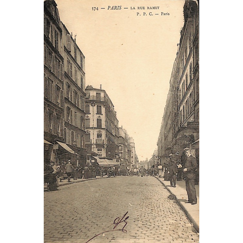ABAO 75 - Paris [75] Paris - La Rue Ramey.