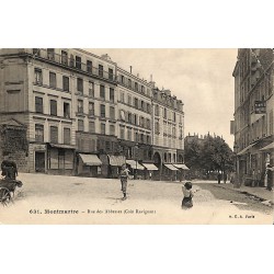 ABAO 75 - Paris [75] Paris - Montmartre. Rue des Abesses (Coin Ravignan).