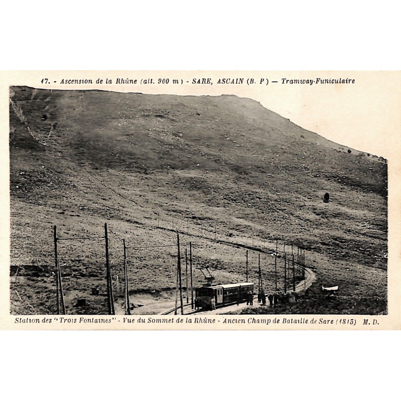 ABAO 64 - Pyrénées Atlantiques [64] Sare, Ascain - Tramway-Funiculaire.