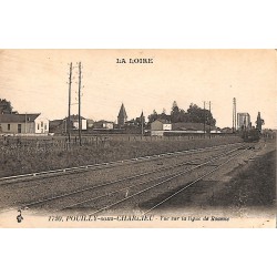ABAO 42 - Loire [42] Pouilly-sous-Charlieu - Vue sur la ligne de Roanne.