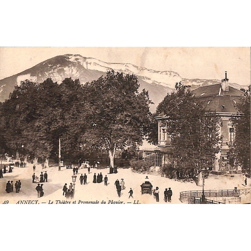ABAO 74 - Haute Savoie [74] Annecy - Le Théâtre et Promenade du Pâquier.