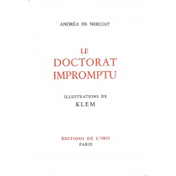 ABAO 1900- NERCIAT (Andréa de) - Le doctorat impromptu.